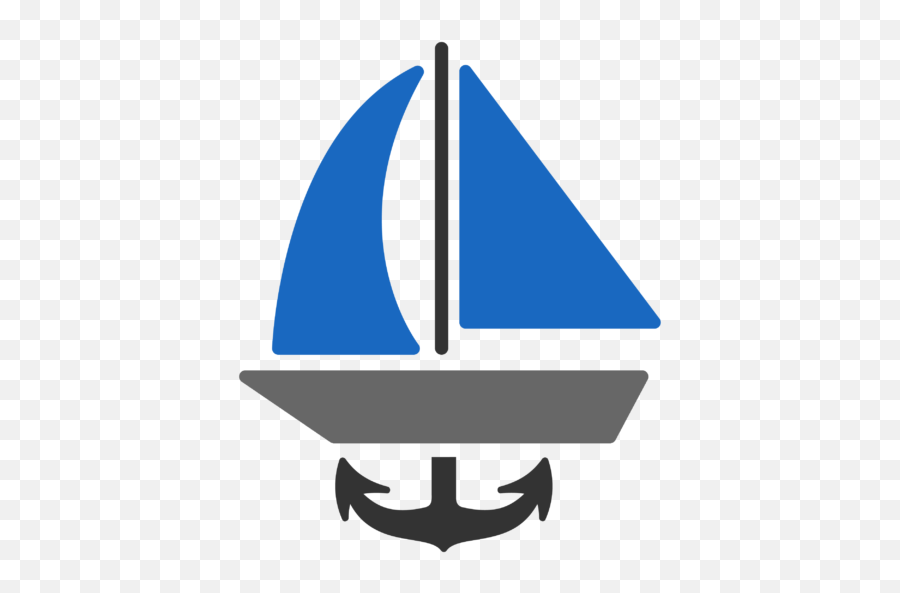 Cropped - Nautical Emoji,Sailboat Logo