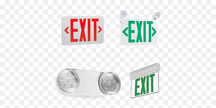 Led Exit Sign Emergency Lights U2013 Wen Lighting Emoji,Exit Sign Png