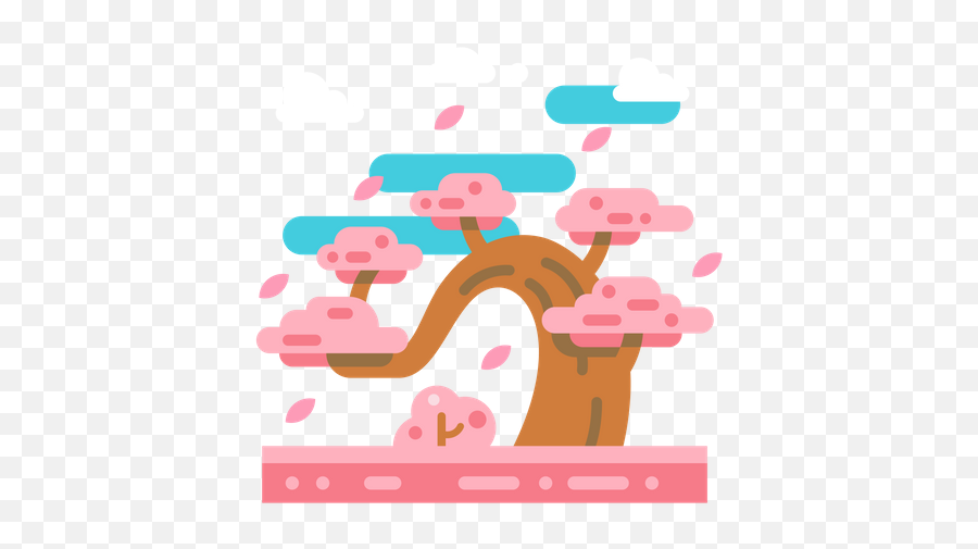 Best Premium Cherry Blossom Tree Illustration Download In Emoji,Cherry Blossom Tree Png