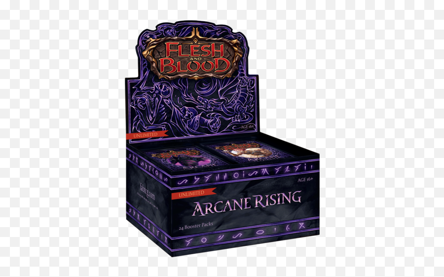 Flesh And Blood Tcg Arcane Rising Unlimited Booster Box Emoji,Blood Border Png