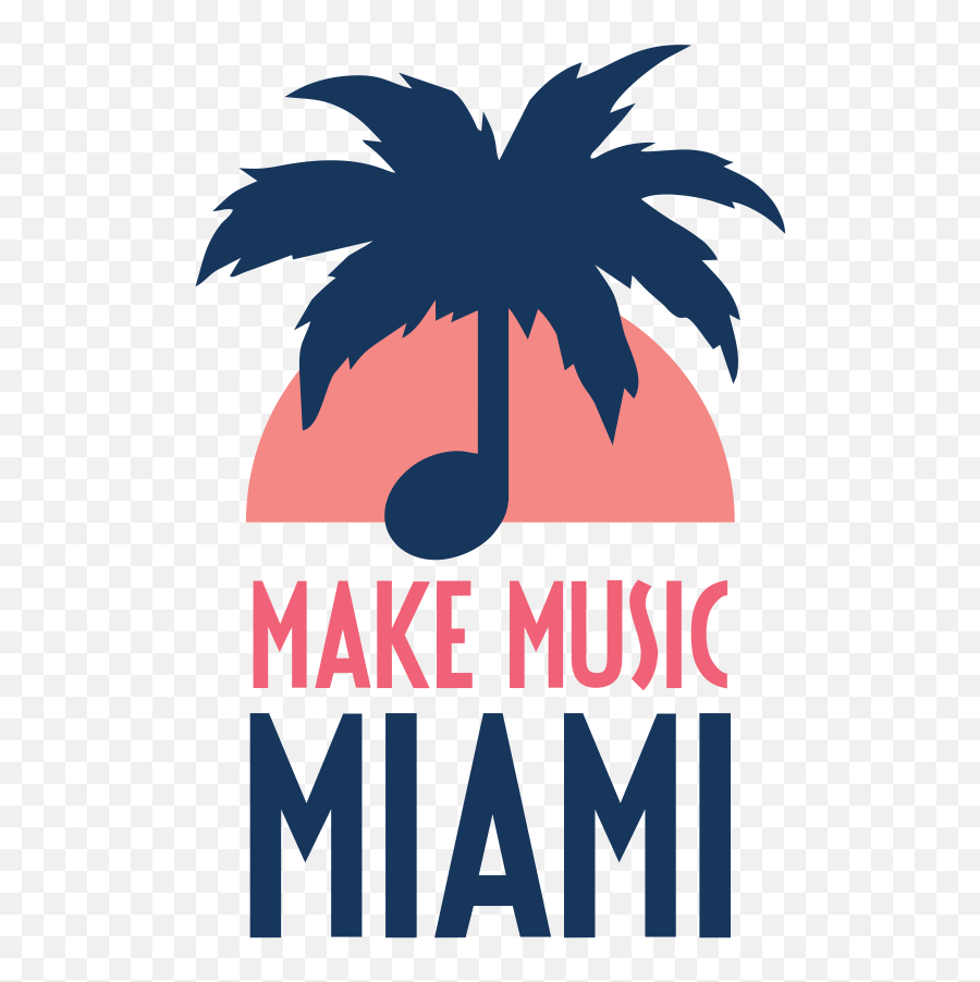 Make - Musicmiamilogonavysalmon U2013 The Soul Of Miami Miami Music Emoji,Miami Logo