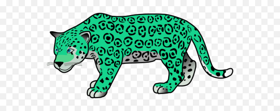 Jaguar Vector Clip Art 2 - Carnivore Clipart Emoji,Jaguar Clipart