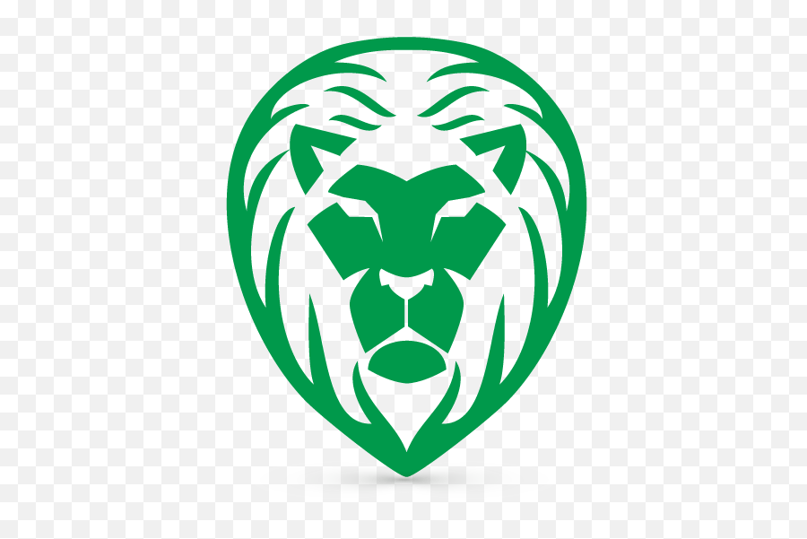 Powerful Lion Head Logo Creator - Green Lion Head Logo Emoji,Food Lion Logo