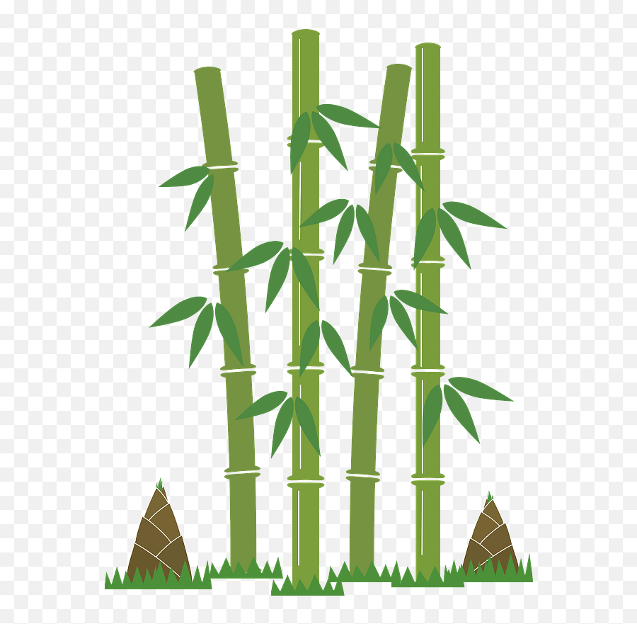 Bamboo Shoot Clipart - Bamboo Shoots Clipart Emoji,Bamboo Clipart