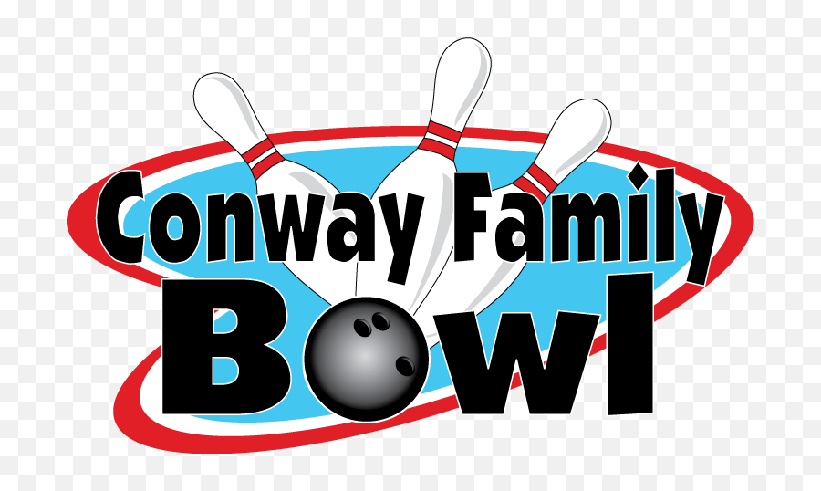 Leagues Tournaments Conway Family Bowl - Language Emoji,Bowling Logo