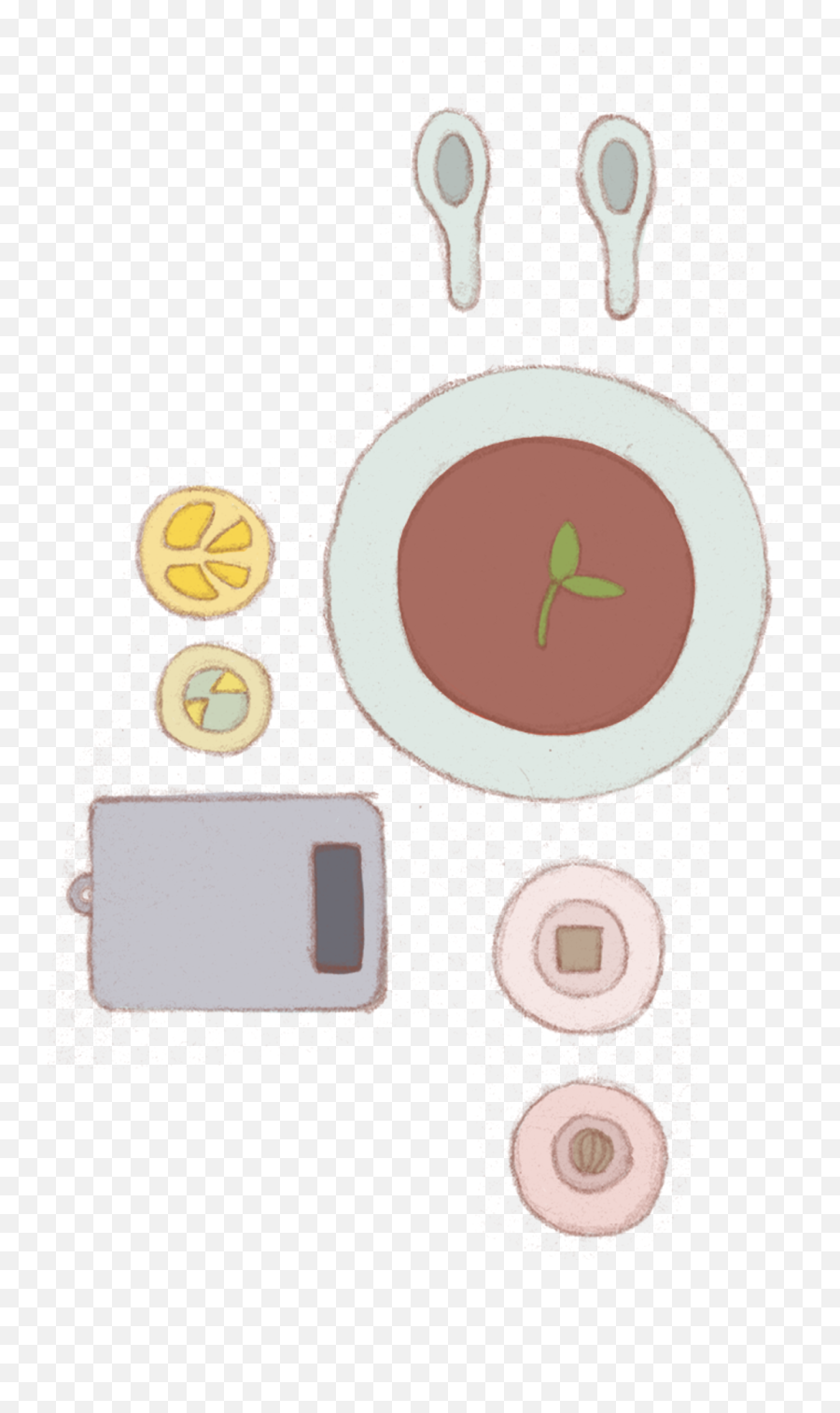 Plate Of Food Png - Hand Drawn Food Scales Plates Spoons Png Illustration Emoji,Hand Drawn Circle Png