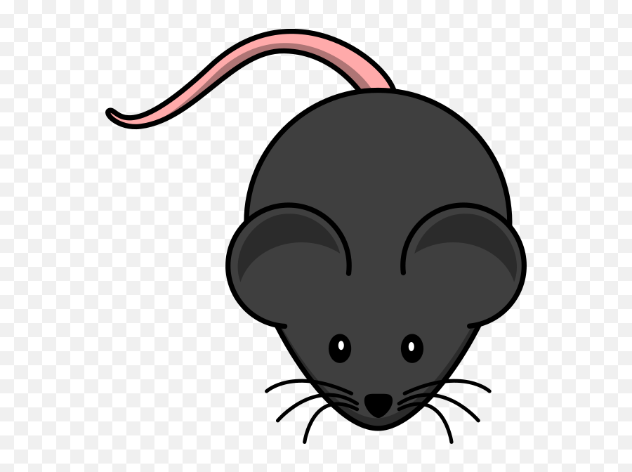 Black Mouse Clip Art At Clker - Black Mouse Clipart Emoji,Mouse Clipart Black And White