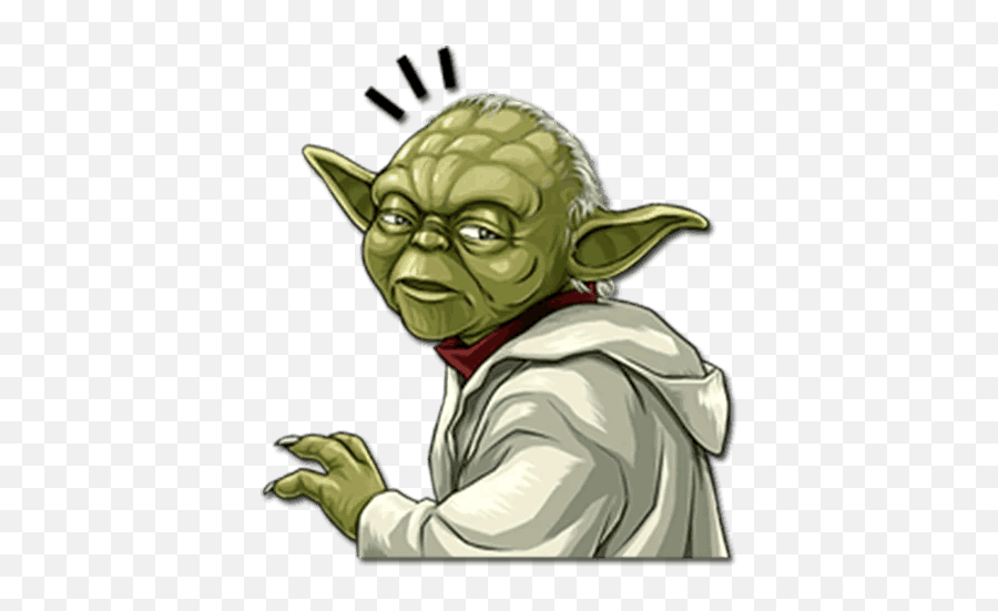 Yoda Star Wars Sticker Telegram The Walt Disney Company - Transparent Yoda Emoji Png,Baby Yoda Png