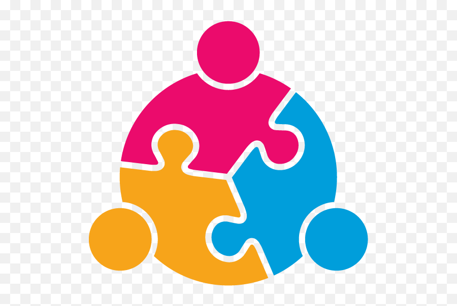 Whats The Difference Between Teamwork - Three Piece Puzzle Png Emoji,Collaboration Clipart