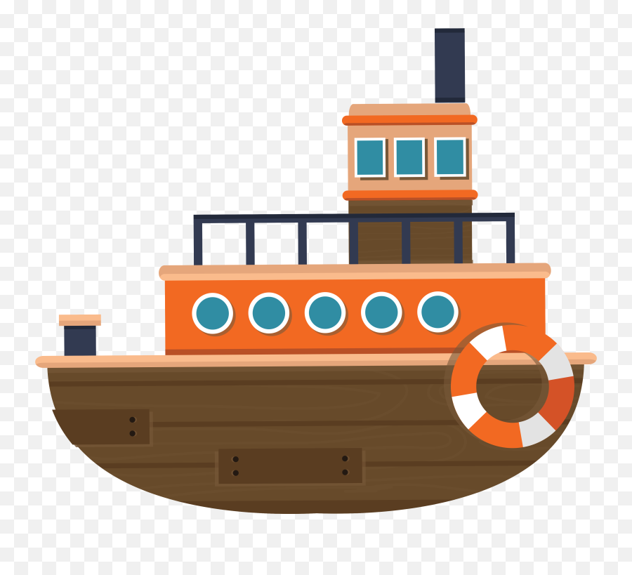 Sailboat Clipart - Kapal Kartun Hd Png Download Original Kapal Laut Kartun Png Emoji,Sailboat Clipart