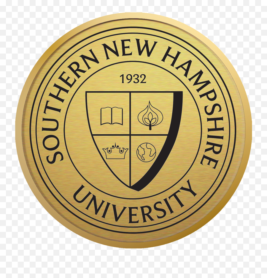 Southern New Hampshire University Gold Engraved Medallion Emoji,Southern New Hampshire University Logo