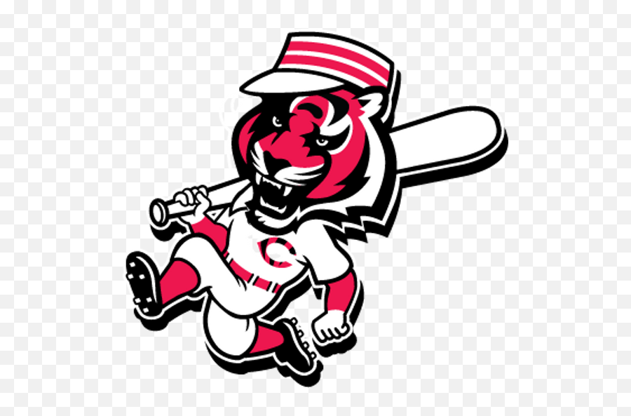 Logos And Uniforms Of The Cincinnati Reds Mlb Sticker Clip Emoji,Cincinnati Reds Logo Png