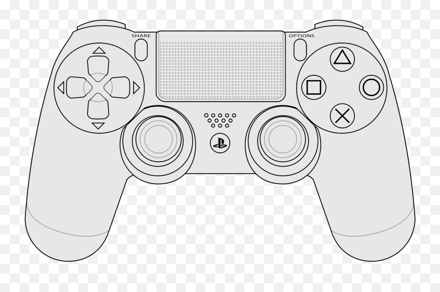 Download Open - Playstation 4 Control Vector Png Image With Emoji,Playstation Transparent