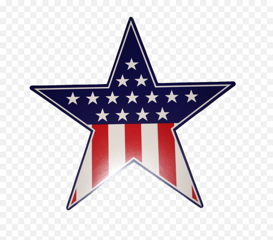 4th Of July Flag Cut Outs Png Download - Us Flag Star Png Transparent Patriotic Stars Emoji,Us Flag Png