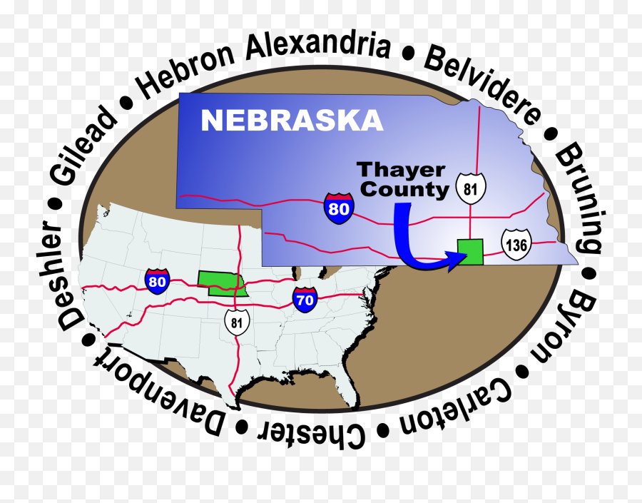 Visit Thayer County Nebraska U2013 The Good Life Emoji,Nebraska Png