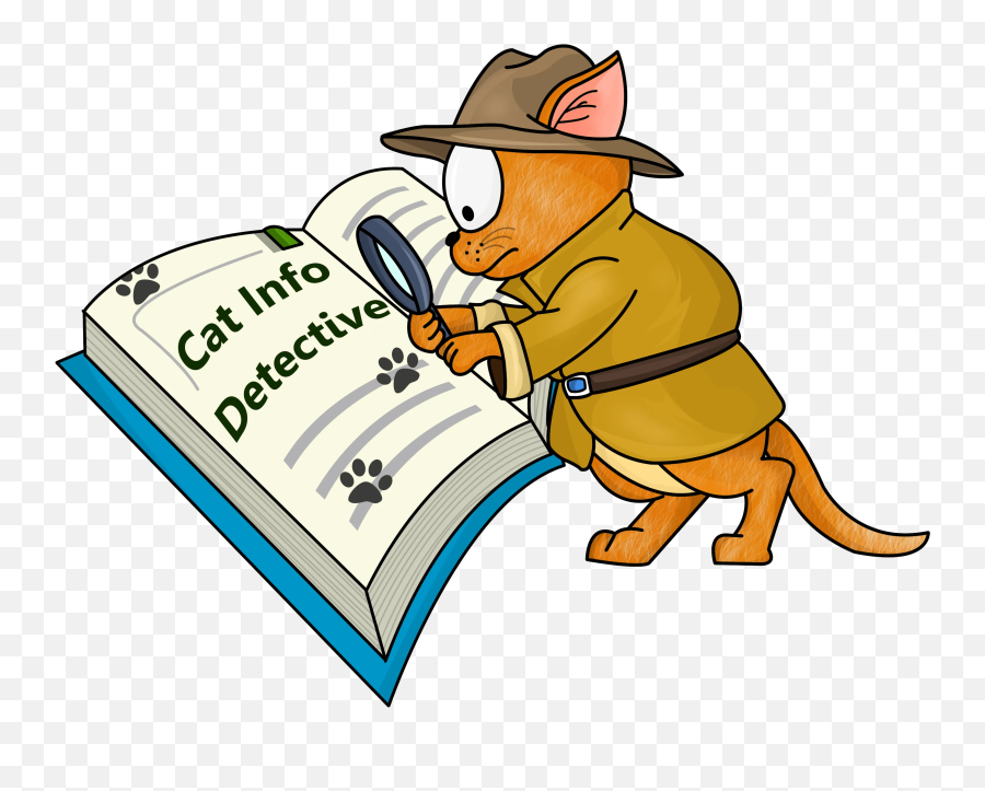 Cat Culture - Cat Info Detective Emoji,Detective Hat Png