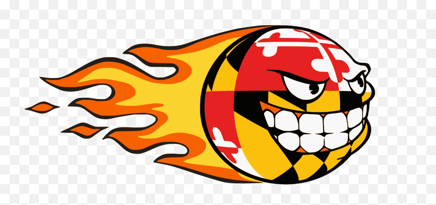 The Maryland Fireballs Lacrosse Club Emoji,Maryland Logo Png