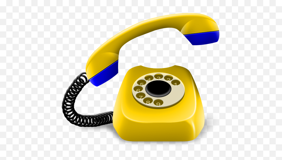 Yellow Phone Icon - Free Download On Iconfinder Emoji,Call Png