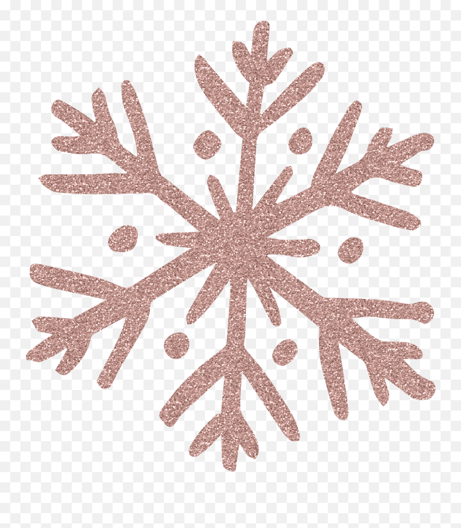 Download Gold Snowflakes Png - Rose Gold Snowflake Png Image Transparent Background Rose Gold Snowflake Png Emoji,Snowflake Png