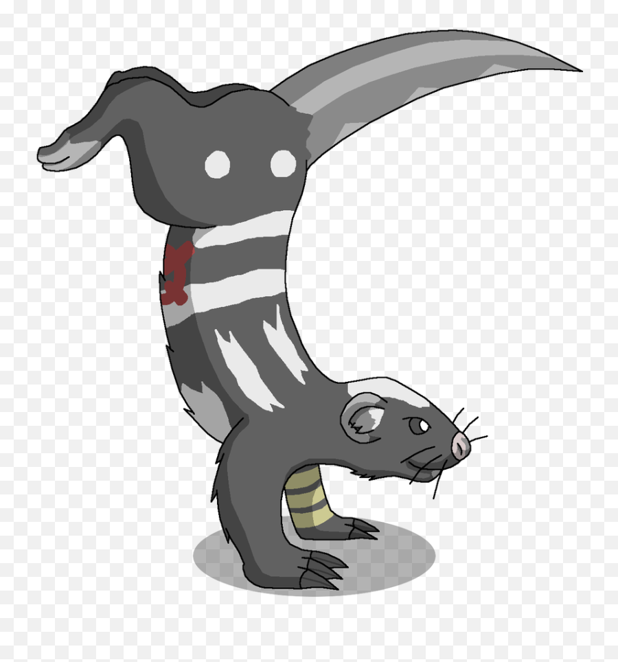 Skunk Clipart Spotted Skunk - Animal Figure Emoji,Skunk Clipart