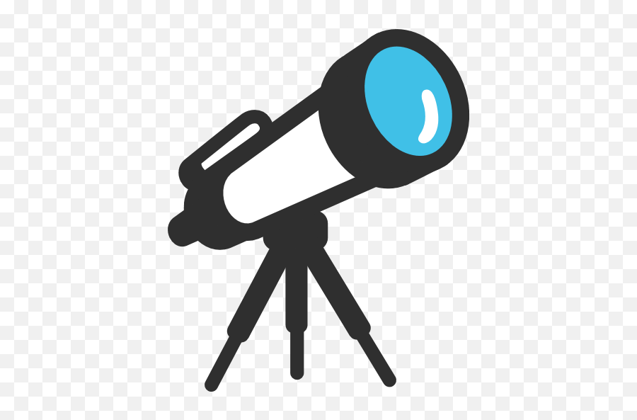 Refracting Telescope Png High Quality - Telescope Emoji,Telescope Clipart