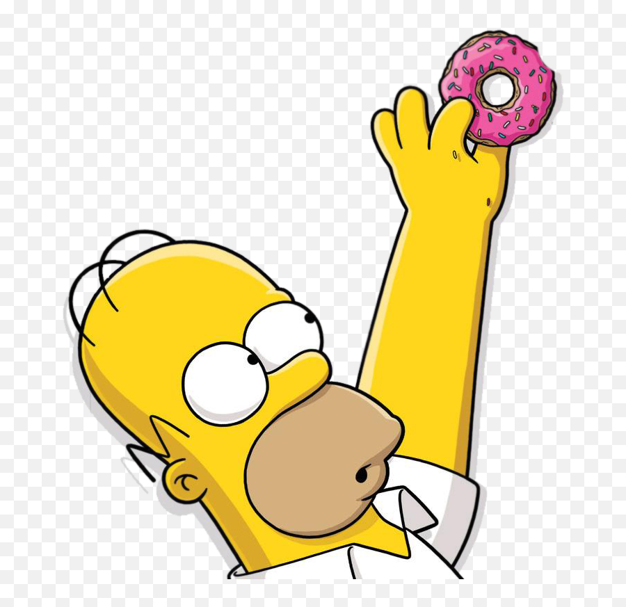 Download Homer Bart Area Donuts Artwork Simpson Hq Png Image - Simpson Favicon Emoji,Donuts Clipart