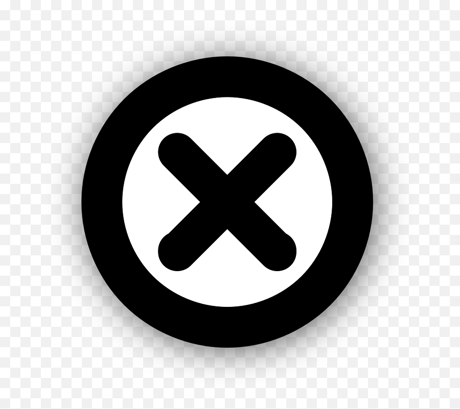 Exit Png Transparent Images - Closed Symbol Emoji,No Sign Png