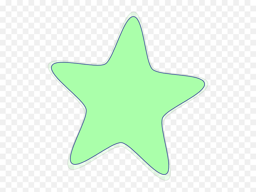 Download Green Starfish Clipart - Full Size Png Image Pngkit Dot Emoji,Starfish Clipart