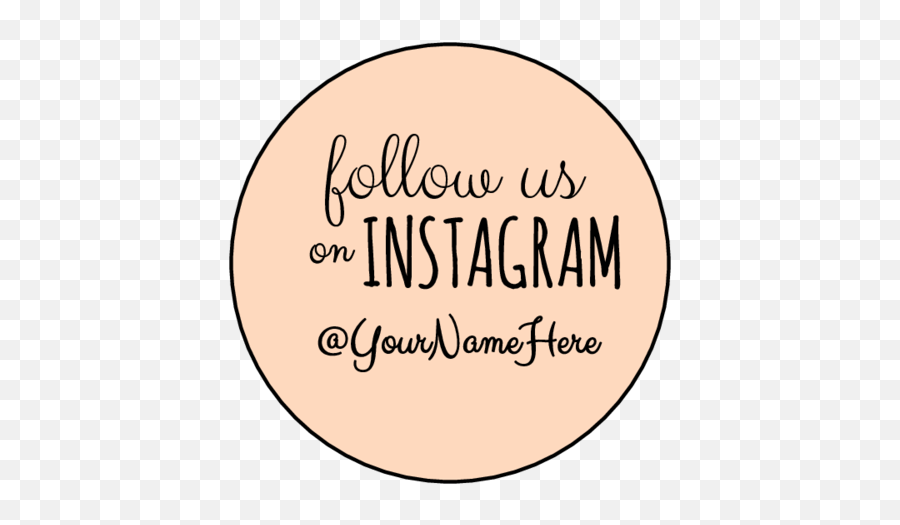 Printable Labels - Follow Us On Instagram Vorlage Emoji,Follow Us Png