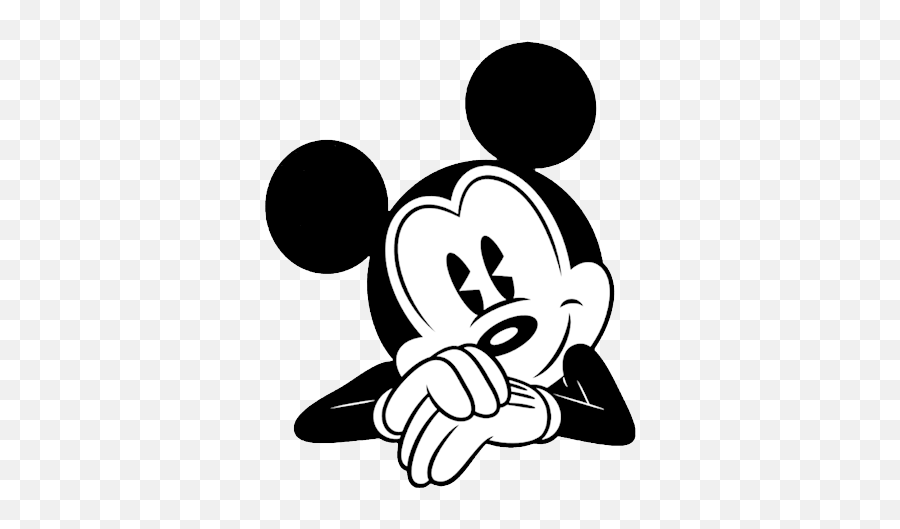 Png Library Stock Mickey Mouse Clipart - Mickey Mouse Black And White Emoji,Mouse Clipart Black And White