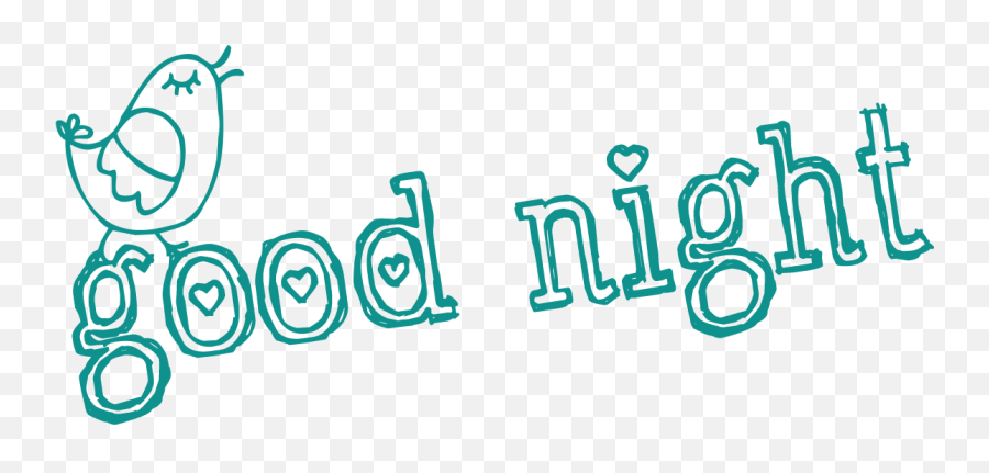 Good Night Transparent - Design Ideas Emoji,Goodnight Clipart