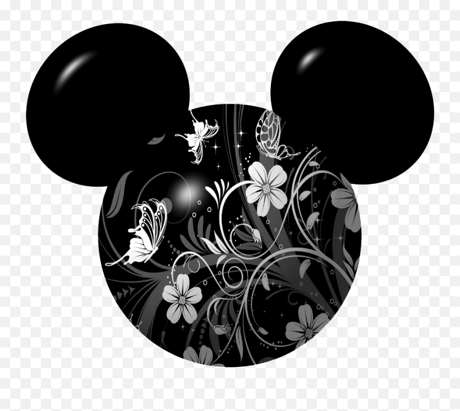 Free Mickey Mouse Head Silhouette Download Free Mickey - Mickey Ears Silohette Flowers Emoji,Mickey Mouse Head Clipart