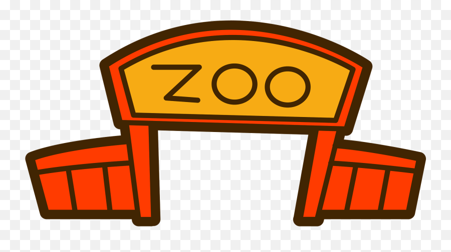 Zoo Clipart - Zoo Entrance Clipart Png Emoji,Zoo Clipart