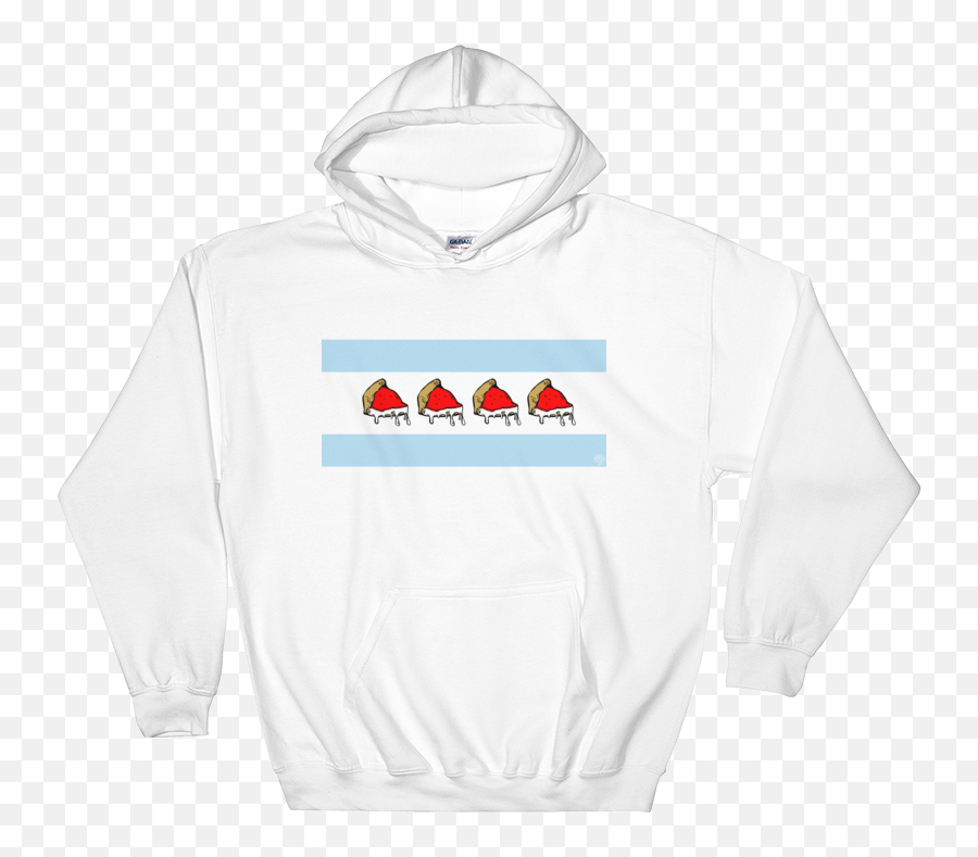 Chicago Flag Hoodie Forza Pizza Emoji,Chicago Flag Png