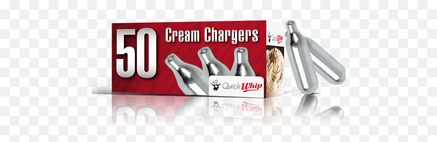120 Whip Cream Chargers Nitrous Oxide - Quick Whip Emoji,Chargers New Logo