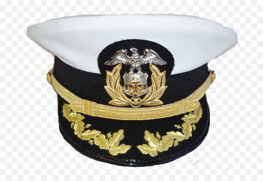 Captain Navy Cap Transparent Png - Indian Navy Ssr Cap Emoji,Sailor Hat Png