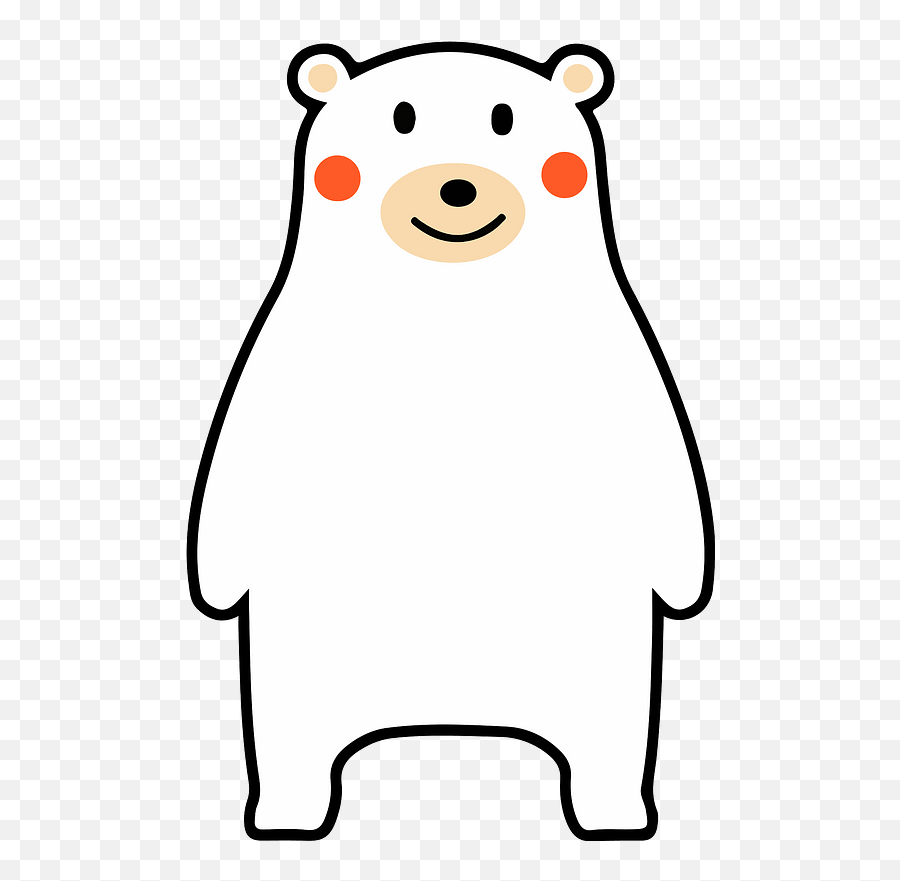 Polar Bear Clipart Transparent 1 - Clipart World Emoji,Polar Bears Clipart