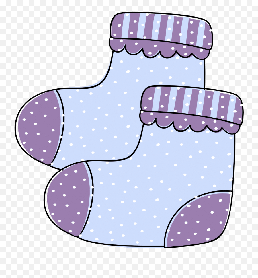 Cutest Baby Shower Clip Art - Cute Baby Sock Clipart Emoji,Clipart Girl
