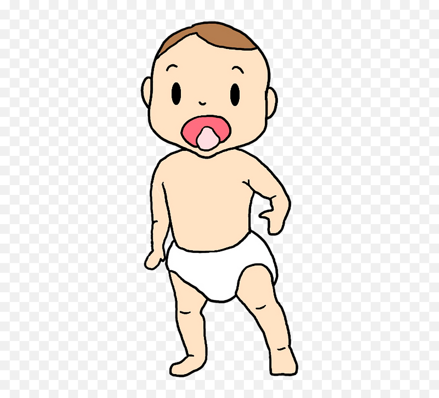 Baby Clipart Free Download Transparent Png Creazilla - Baby Drawing Emoji,Diaper Clipart