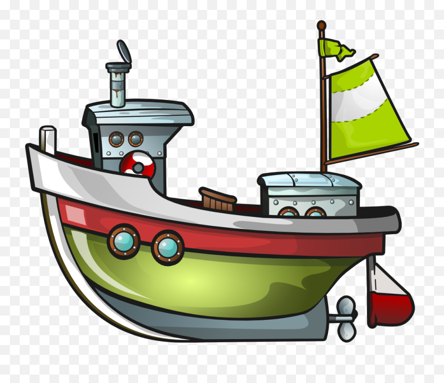 Boat Free To Use Clip Art - Transparent Background Fishing Boat Clipart Emoji,Boat Clipart