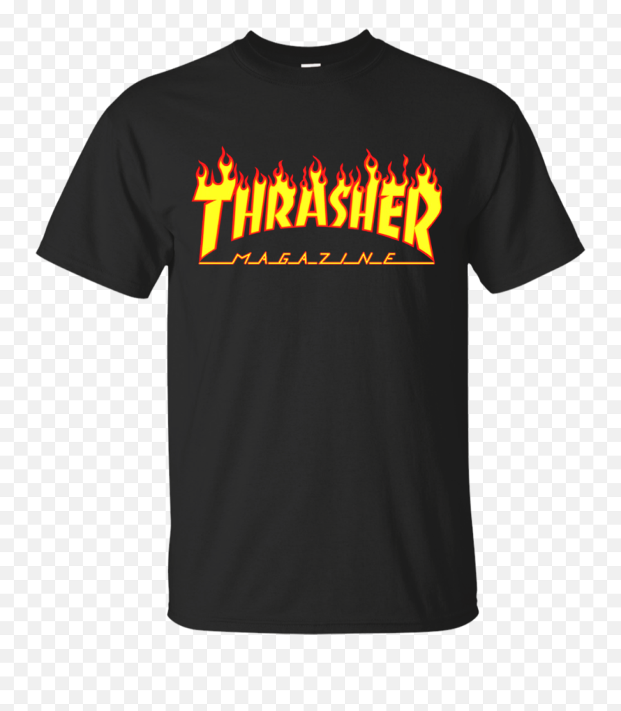 Thrasher Magazine Flame Logo Shirt - Thrasher Magazine Emoji,Thrasher Logo