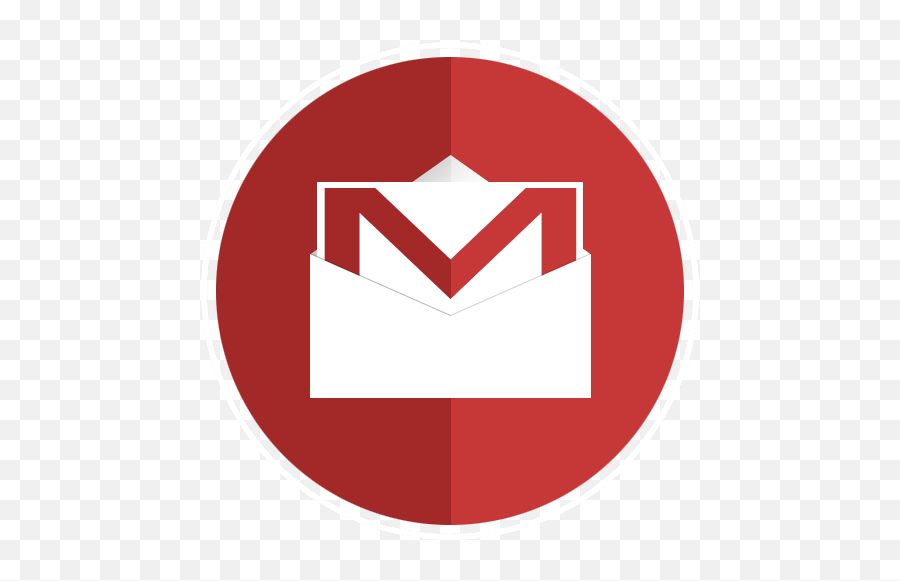 Icon Gmail Symbol Png Transparent - Round Logo Gmail Png Emoji,Gmail Png