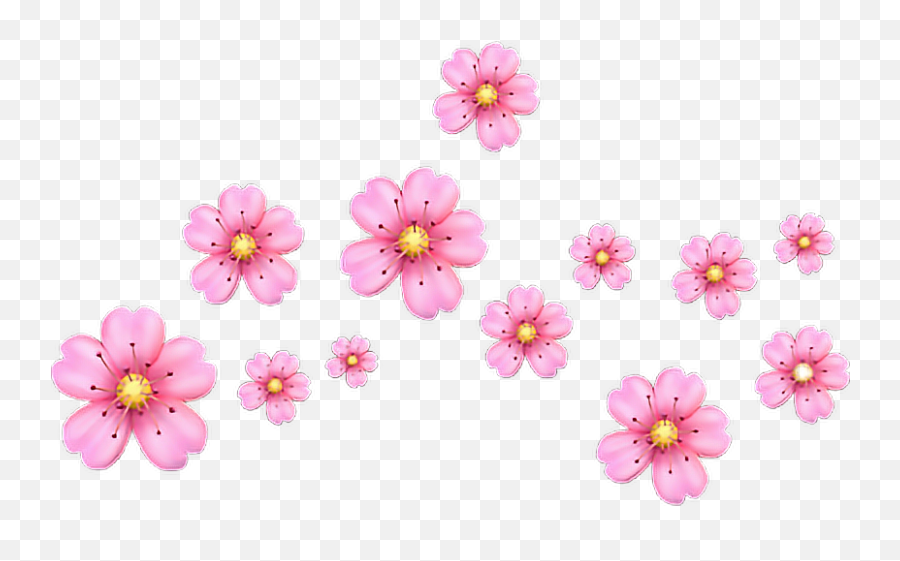 Flowers - Flower Emoji Png Transparent Background,Pink Flower Clipart