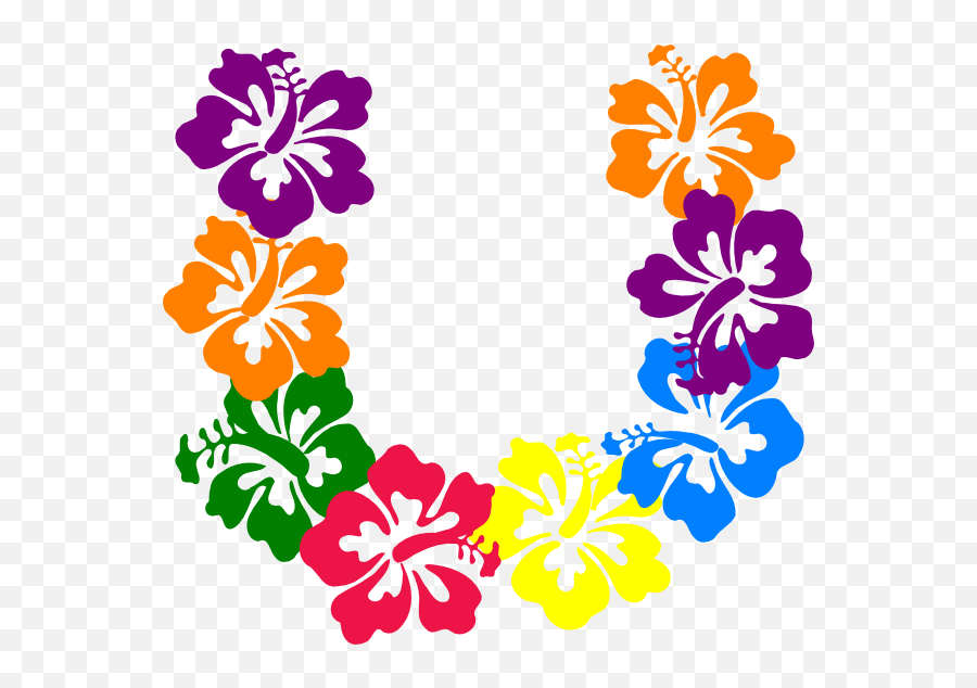 Luau Flowers Clip Art Clipart Panda - Free Clipart Images Clipart Hawaiian Lei Emoji,Free Clipart Flowers