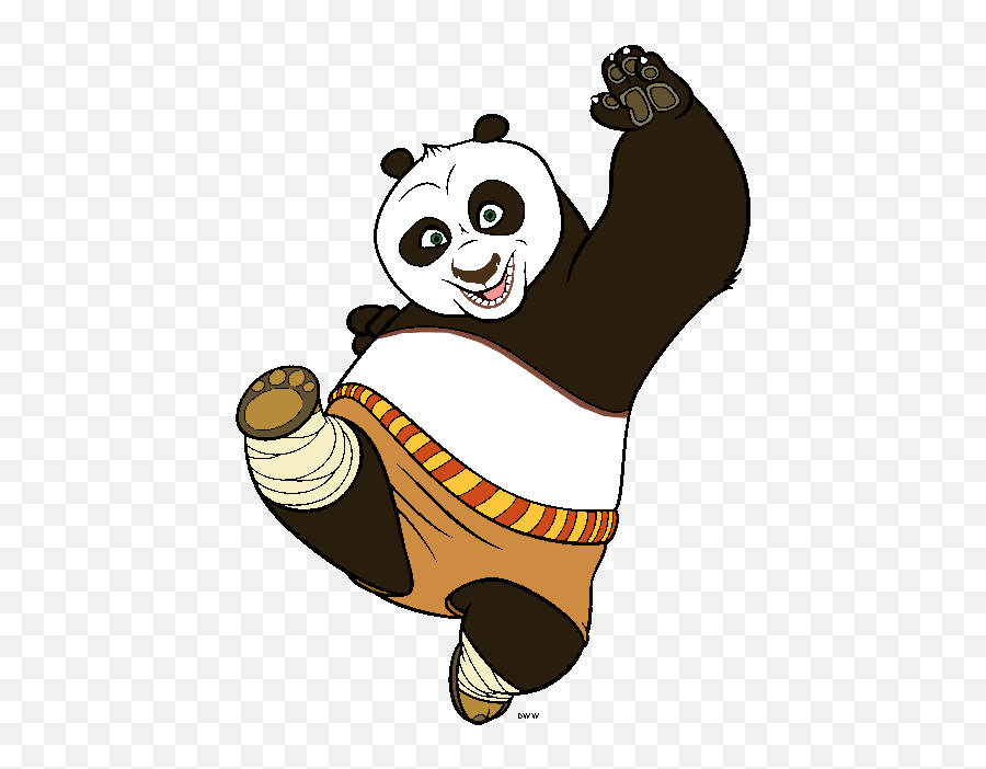 Panda Clipart Clip Art Panda Clip Art Transparent Free For - Kung Fu Panda Characters Cartoon Emoji,Panda Clipart