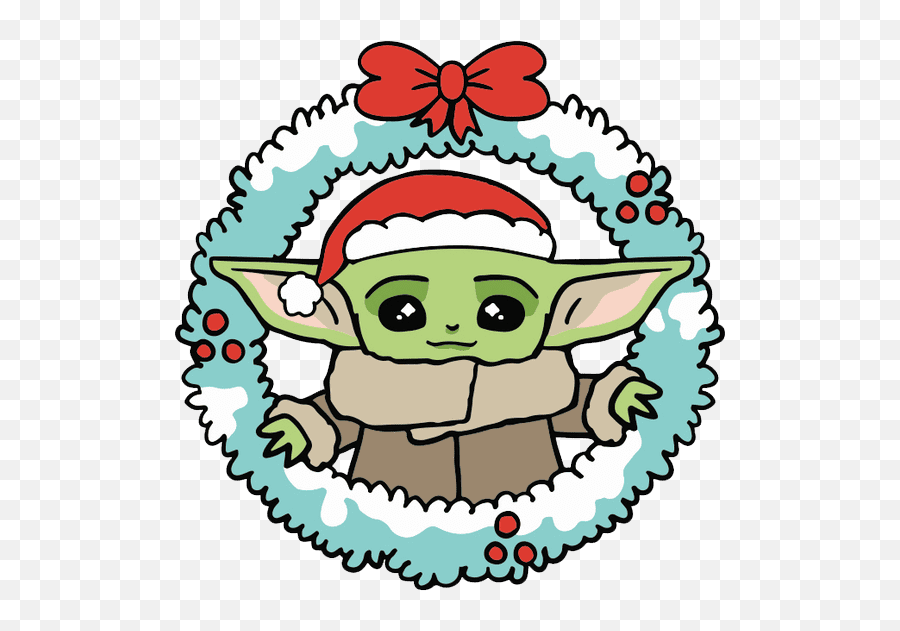 Yoda Clipart - Baby Yoda Christmas Clipart Emoji,Friday The 13th Clipart