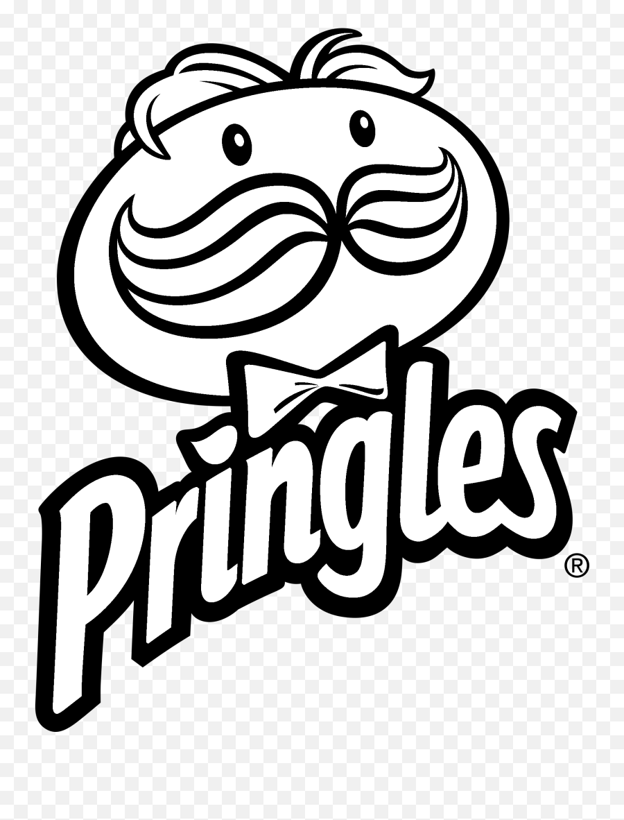 Pringles Logo Png Transparent Svg - Pringles Logo Black And White Emoji,Pringles Logo