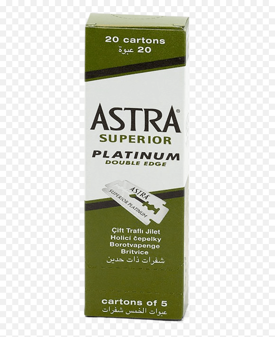 Buy Astra Superior Platinum Double Edge - Astra Blades 100 Emoji,Razor Blade Png