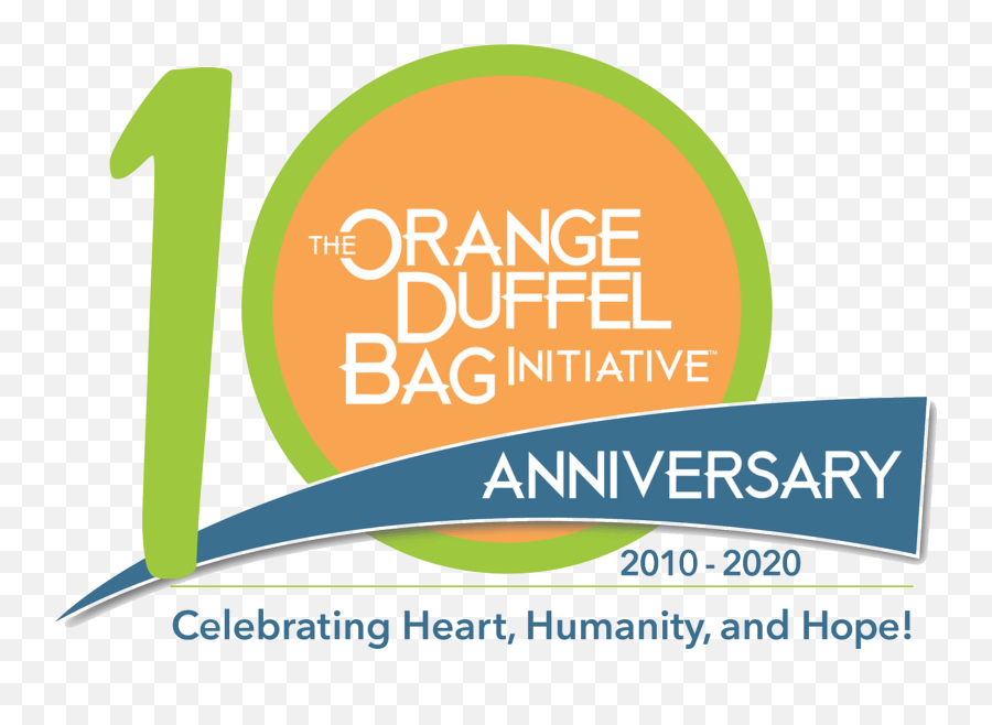 The Orange Duffel Bag Initiative - Language Emoji,Bag Logo