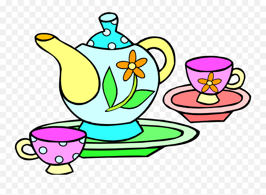 Mad Hatters Tea Party Clipart - Full Size Clipart 5515199 Teacup Emoji,Tea Party Clipart